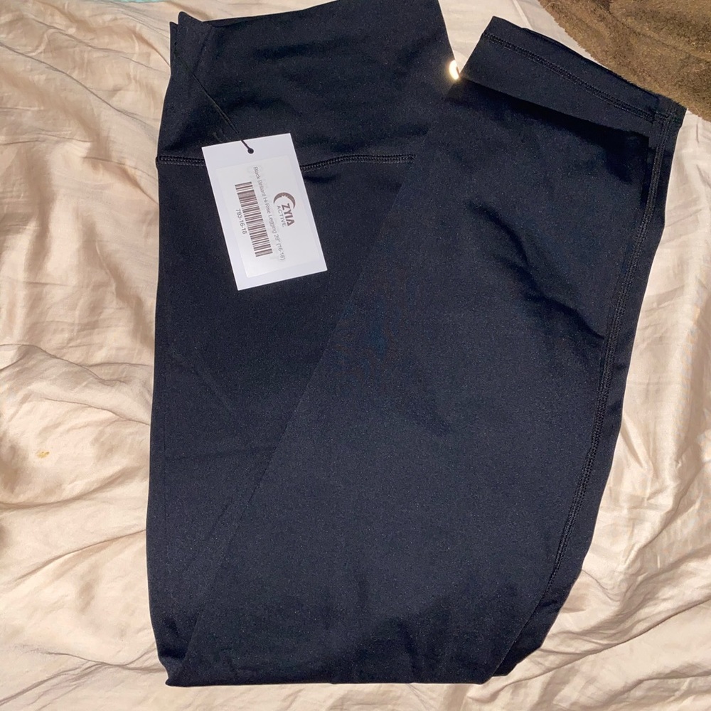 Zyia Black Brilliant Hi-Rise Legging 28"